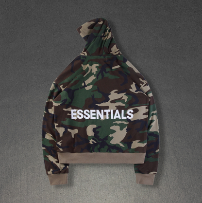 Fear to god Essentials Hoodie and Letter Print Apparel Set
