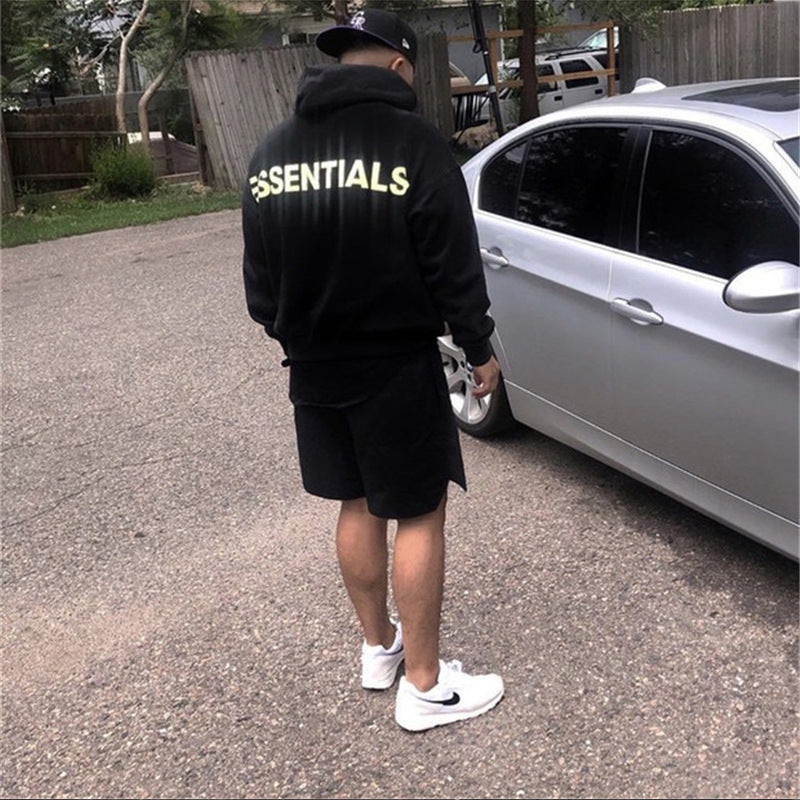 Fear of God Essentials Loose Hooded Sweatshirt for Men