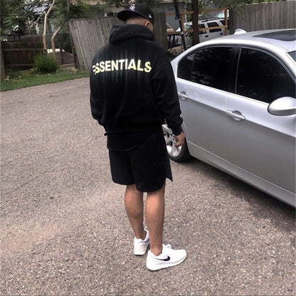 Fear of God Essentials Loose Hooded Sweatshirt for Men